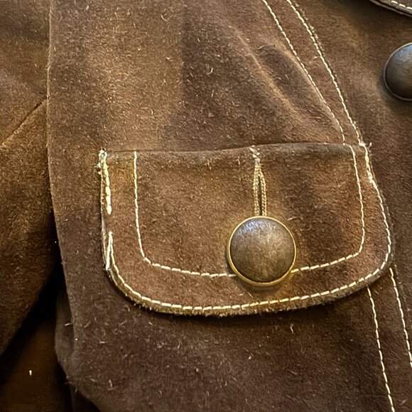 VINTAGE SUEDE JACKET WITH REMOVABLE LINING MADE IN CANADA XS/S - Picture 14 of 15